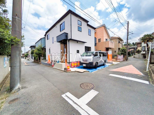接道状況および現場風景　【新座市野寺２丁目】