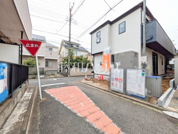 接道状況および現場風景　【新座市野寺２丁目】