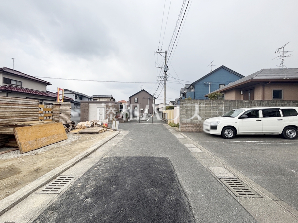 接道状況および現場風景　【福岡市早良区飯倉４丁目】