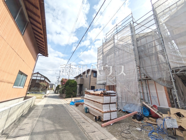 接道状況および現場風景　【福岡市早良区野芥２丁目】