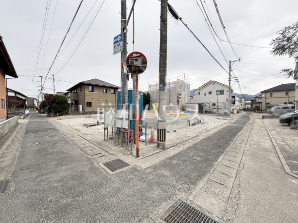 接道状況および現場風景　【福岡市早良区野芥２丁目】