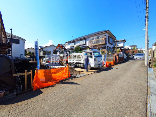 接道状況および現場風景　【八王子市富士見町】