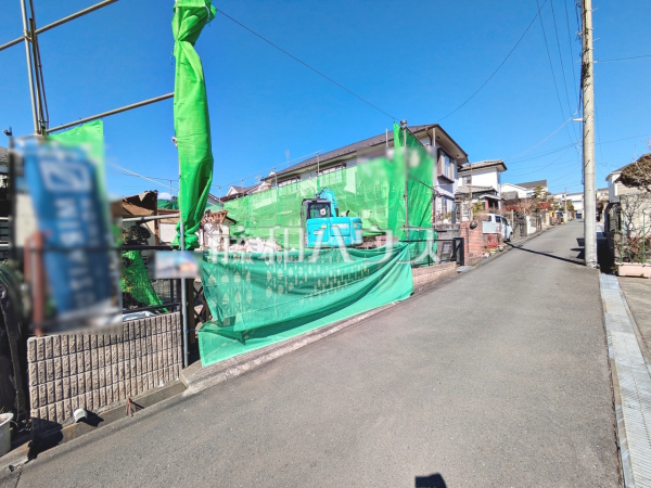 接道状況および現場風景　【八王子市富士見町】