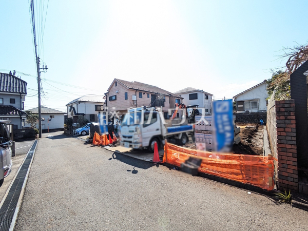 接道状況および現場風景　【八王子市富士見町】