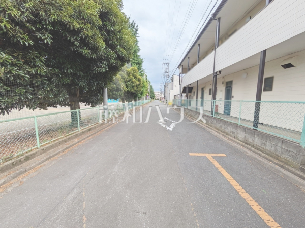 接道状況および現場風景　【富士見市東みずほ台３丁目】