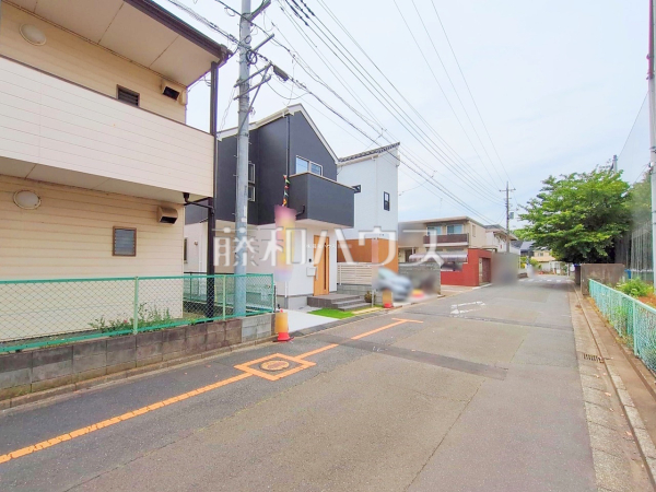 接道状況および現場風景　【富士見市東みずほ台３丁目】