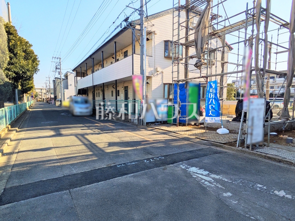 接道状況および現場風景　【富士見市東みずほ台３丁目】