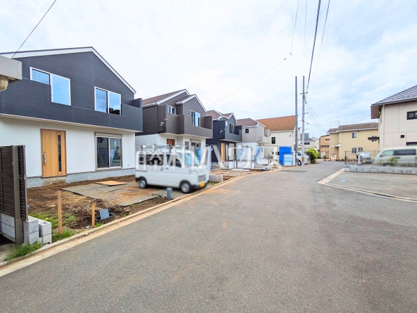 接道状況および現場風景　【立川市砂川町２丁目】