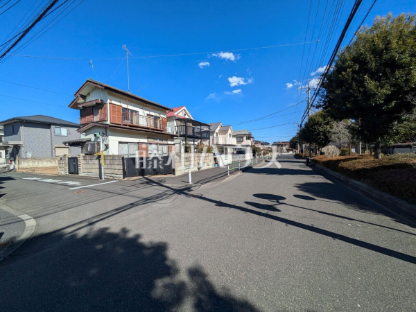 接道状況および現場風景　【小平市中島町】