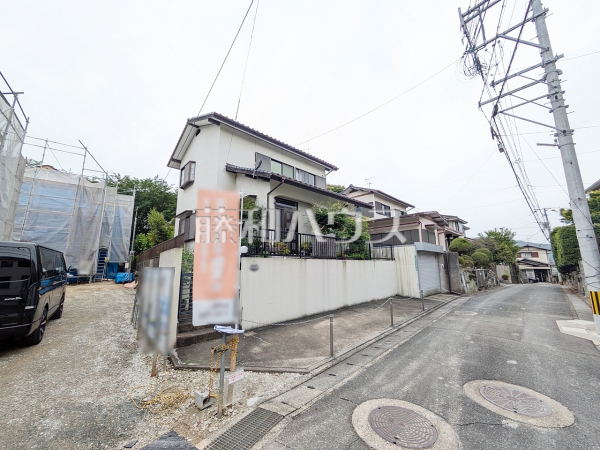 4-2号棟　接道状況および現場風景　【福岡市南区桧原７丁目】