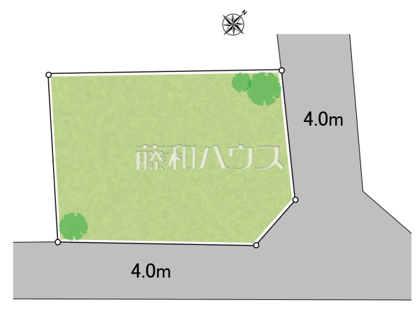区画図　【和光市中央２丁目】