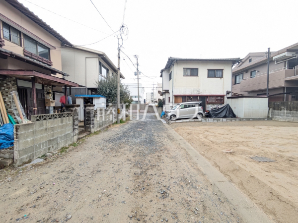 接道状況および現場風景　【福岡市西区下山門２丁目】