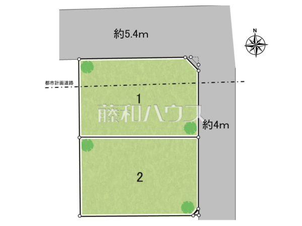 全体区画図　【小金井市桜町１丁目】