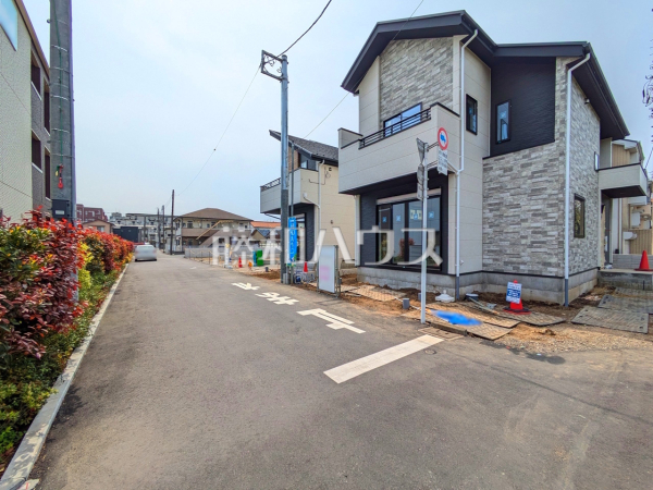 接道状況および現場風景　【小金井市桜町１丁目】