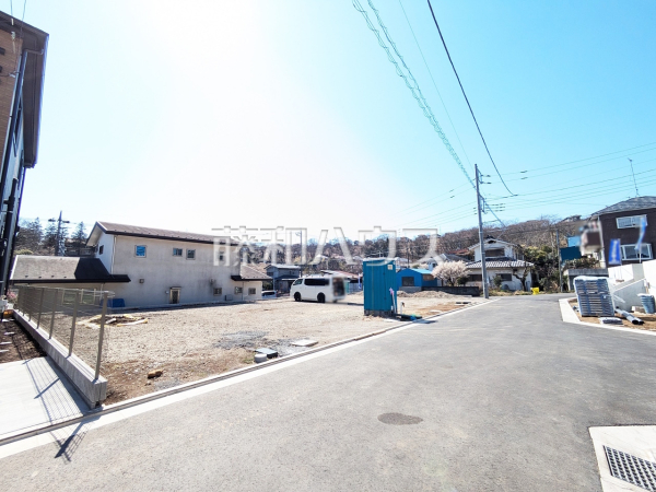 接道状況および現場風景　【八王子市中山】