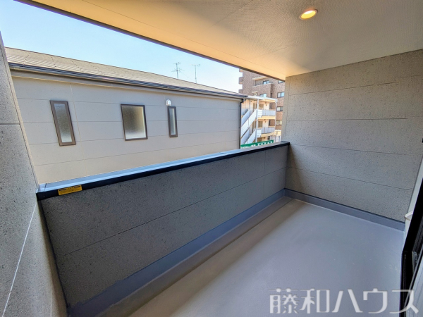 1号棟　バルコニー　【北名古屋市片場天王森】