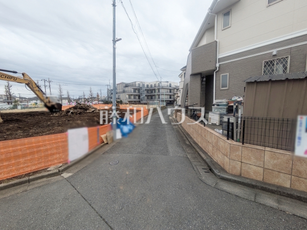 接道状況および現場風景　【練馬区土支田１丁目】