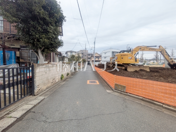接道状況および現場風景　【練馬区土支田１丁目】