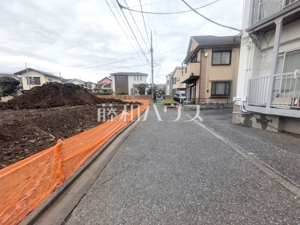 接道状況および現場風景　【練馬区土支田１丁目】