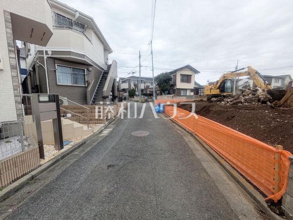 接道状況および現場風景　【練馬区土支田１丁目】