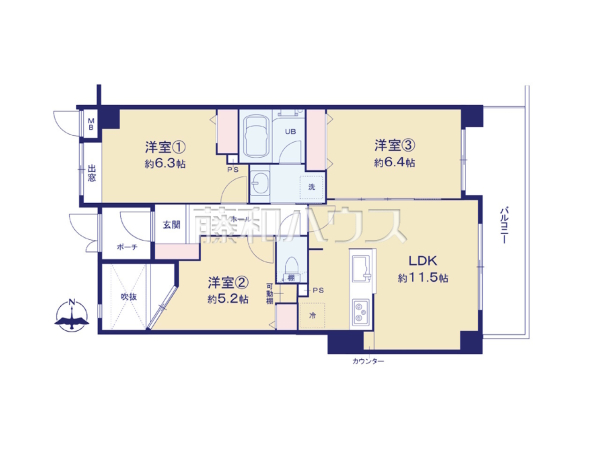 間取図　【日神パレステージ志木】