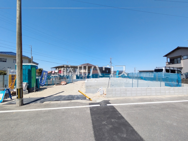 接道状況および現場風景　【福岡市南区柏原３丁目】