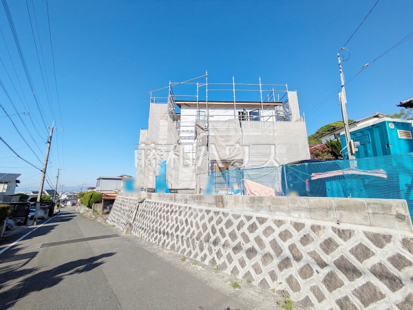 接道状況および現場風景　【福岡市南区柏原３丁目】