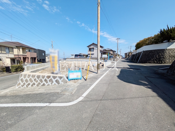 接道状況および現場風景　【福岡市南区柏原３丁目】