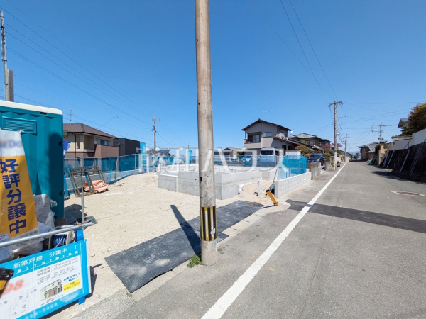 接道状況および現場風景　【福岡市南区柏原３丁目】