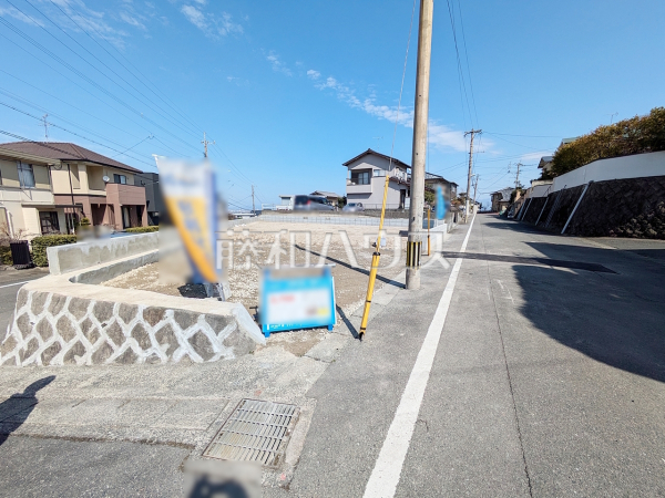接道状況および現場風景　【福岡市南区柏原３丁目】