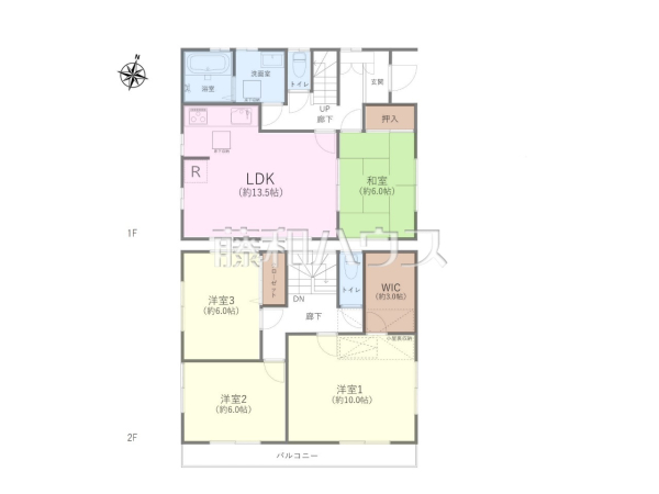 間取図　【志木市下宗岡４丁目】