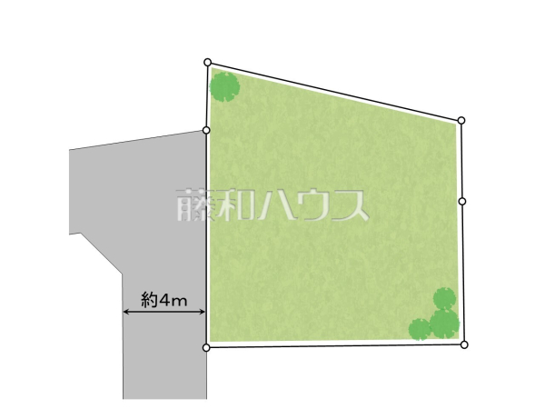 区画図　【西東京市西原町４丁目】