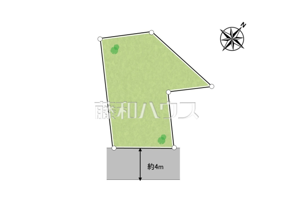 全体区画図　【清瀬市元町２丁目】