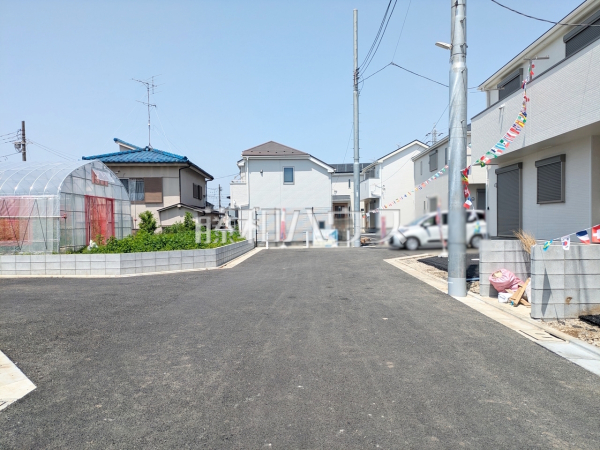 接道状況および現場風景　【練馬区大泉町２丁目】