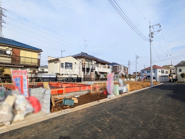 接道状況および現場風景　【練馬区大泉町２丁目】