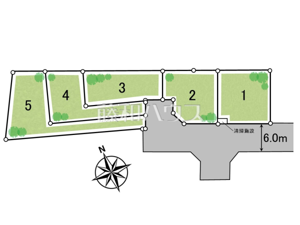 全体区画図　【練馬区大泉町２丁目】