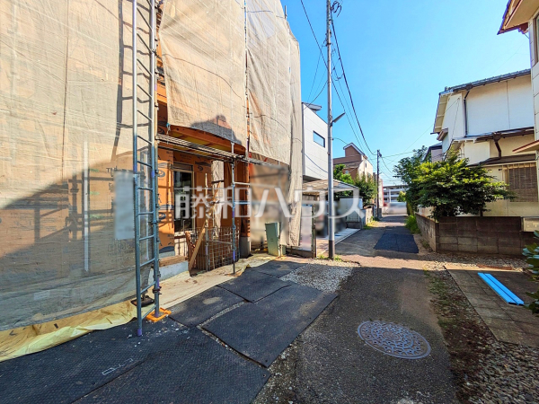 接道状況および現場風景　【立川市富士見町２丁目】