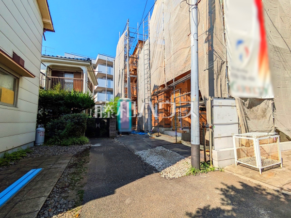 接道状況および現場風景　【立川市富士見町２丁目】