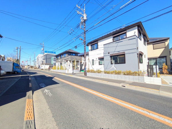 接道状況および現場風景　【西東京市芝久保町４丁目】