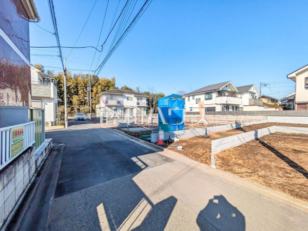 接道状況および現場風景　【小平市仲町】