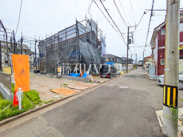 接道状況および現場風景　【小平市仲町】