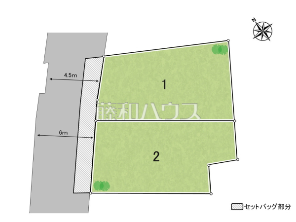 全体区画図　【杉並区浜田山１丁目】