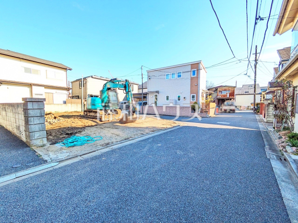 接道状況および現場風景　【練馬区土支田２丁目】