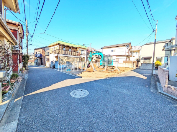接道状況および現場風景　【練馬区土支田２丁目】