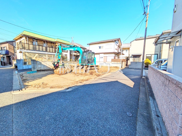 接道状況および現場風景　【練馬区土支田２丁目】