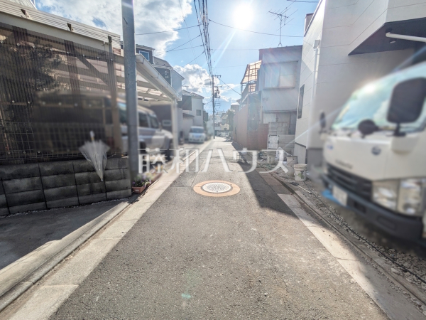 接道状況および現場風景　【練馬区貫井４丁目】