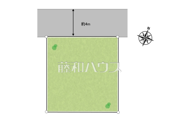 全体区画図　【日野市日野台２丁目】