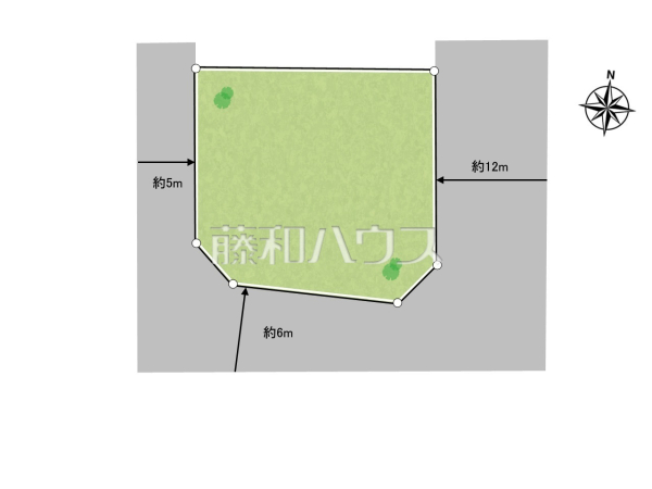 全体区画図　【八王子市北野台３丁目】