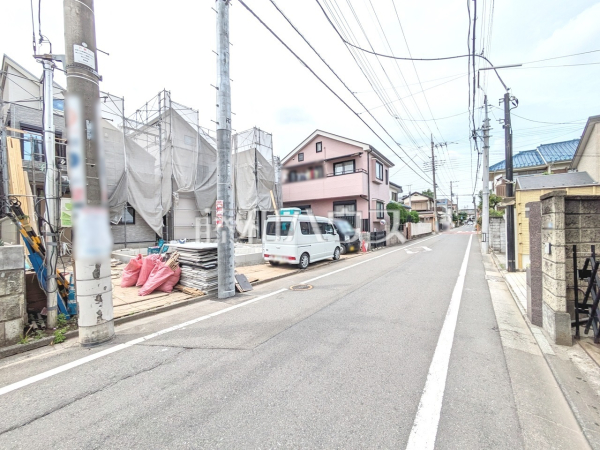 接道状況および現場風景　【国立市西１丁目】