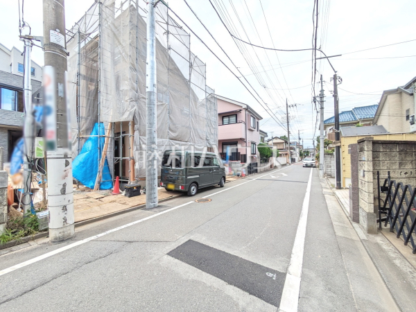 接道状況および現場風景　【国立市西１丁目】